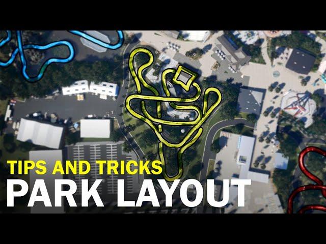 Planning Your Park Layout - Planet Coaster (1 and 2) Tutorial #1 - Realistic Looking Parks