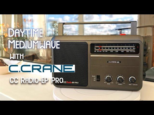 Daytime Mediumwave band scan with C. Crane CC Radio-EP Pro 9 kHz version in Europe, Lithuania.