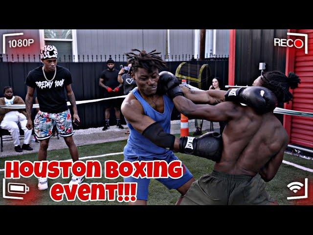 HOUSTON BOXING EVENT!!!! MUST WATCH****