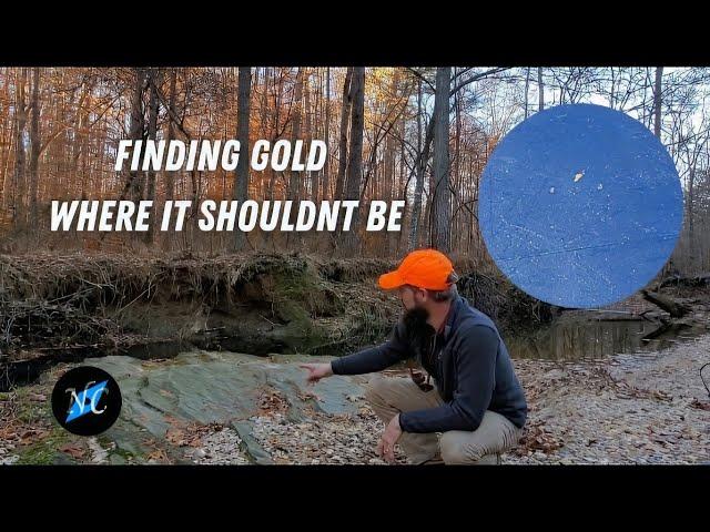 Finding Gold when I shouldn't in Central North Carolina