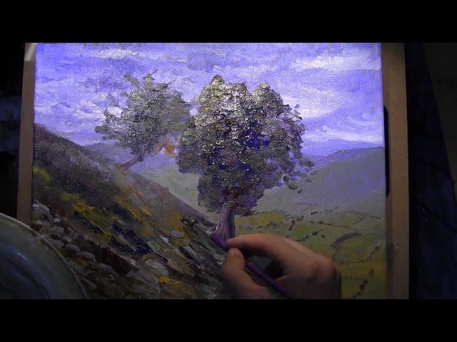 Trees and Hills - Oil painting Lesson