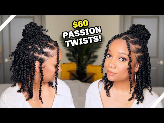 NO CORNROWS NO BRAIDS! $60 PASSION TWISTS CROCHET | TOYOTRESS