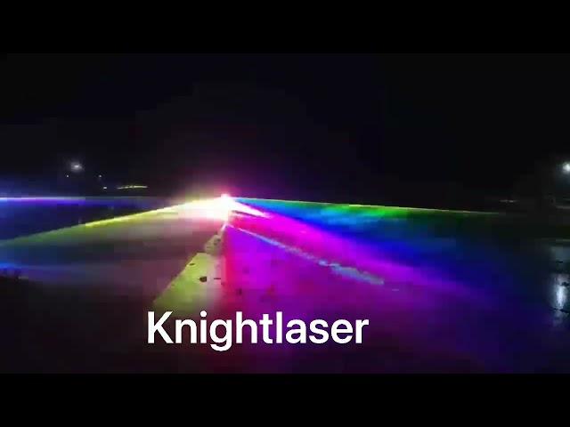 Laser show demonstration over a lake somewhere in Europe#outdoorlaser#highpowerlaser#lasershow