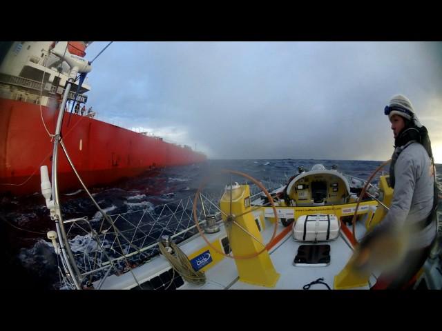 Container ship collision