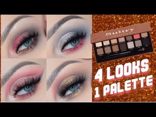 ABH SULTRY PALETTE | 4 LOOKS 1 PALETTE | beccaboo