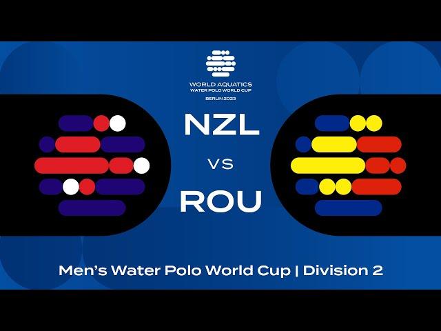 LIVE | New Zealand vs Romania | Men's Water Polo World Cup 2023 | Berlin