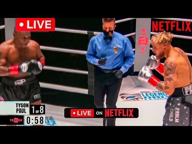 2 HOUR AGO: Mike Tyson vs Jake Paul Full Fight Highlights | Netflix Knockout (2024)