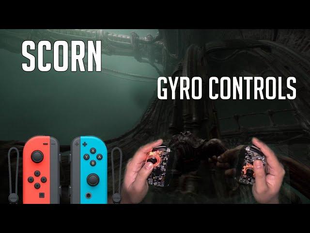 Scorn - Gyro Controls gameplay with Joy-Con on PC [Ultrawide]