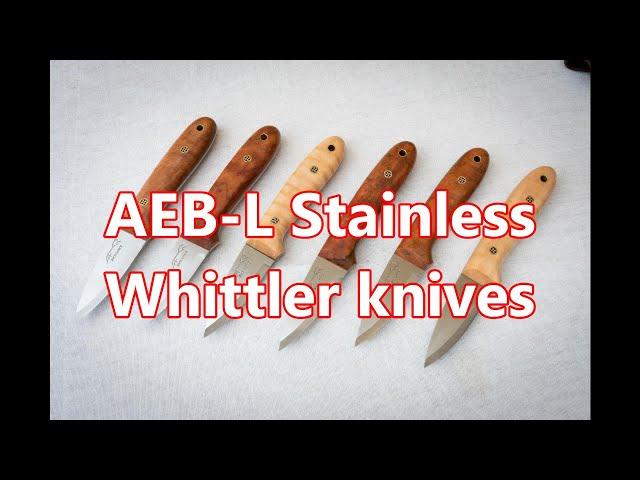 Whittlers in AEB L stainless steel