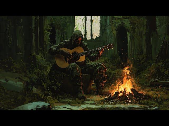 2 Hours of Post Apocalyptic Acoustic Guitar (S.T.A.L.K.E.R./Metro Inspired with campfire ambience)