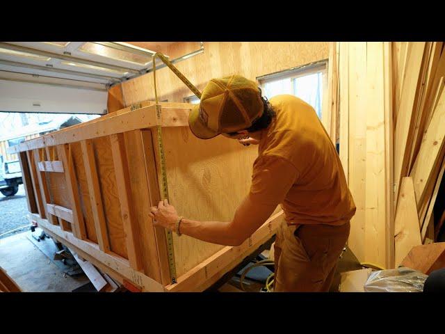 The Most Difficult Part of Building a Pop-Up Tiny Home on Skis