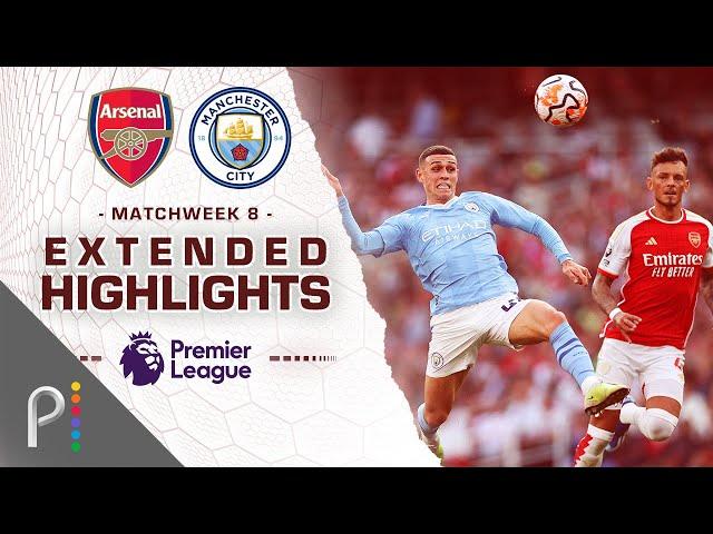 Arsenal v. Manchester City | PREMIER LEAGUE HIGHLIGHTS | 10/8/2023 | NBC Sports