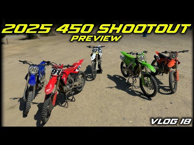 2025 450 Motocross Shootout PREVIEW - DIRT BIKE VLOG 18