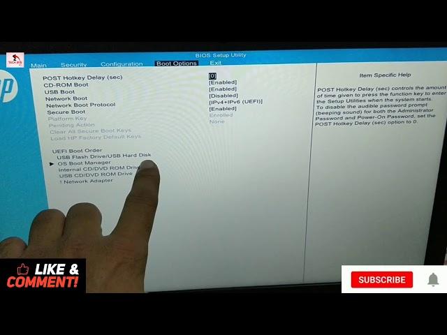 HP Laptop _ Boot Menu & BIOS Options in new model 2020