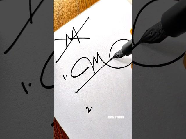 How to sign for the letter M  ?