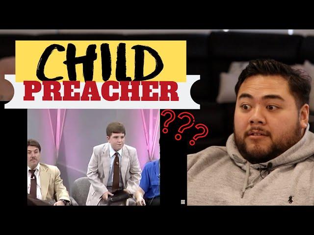 Reaction video to Does this child preacher understand the words he is yelling? | Oprah Winfrey Show