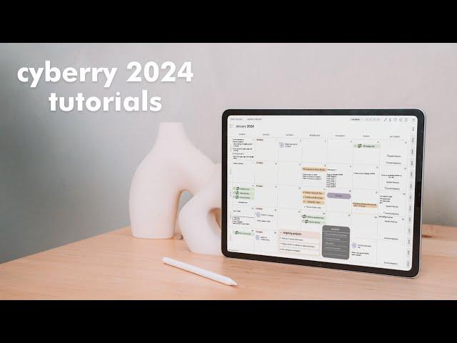 2024 Cyberry Digital Planners | Setup Guide & Tutorials