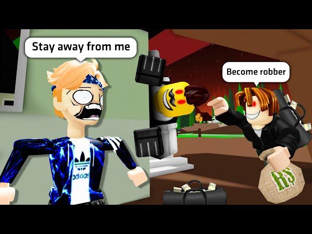 ROBLOX Brookhaven RP - FUNNY MOMENTS (ROBBER 1) | Harry Roblox