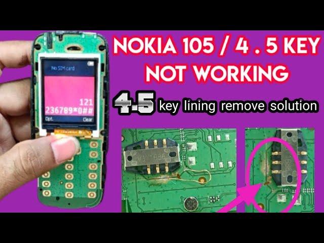 Nokia ta 1304 keypad 4-5 not working || Nokia 105 keypad solution |nokia keypad way /ak mobile wala