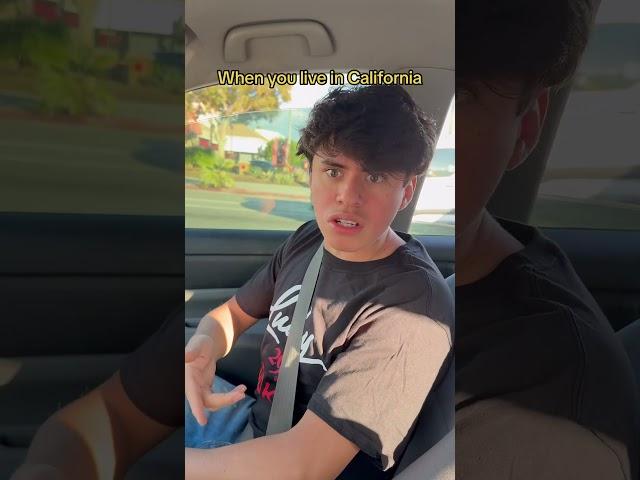 When you live in California  #foryou #comedy #viralvideo #ytshorts
