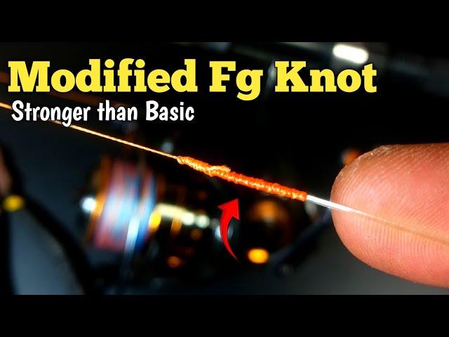 Fg Knot : New level for Tying fg knot braid to fluorocarbon-Stronger and Anti-Slip (1000% guarantee)