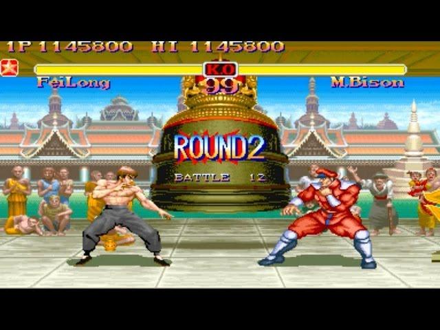 Super Street Fighter 2 arcade Fei Long Playthrough