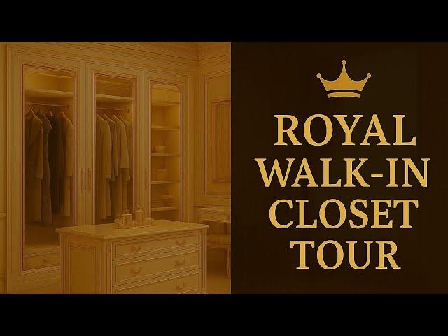 Inside the Most Luxurious Royal Closet Ever Made | Walk-In Tour You’ll Never Forget