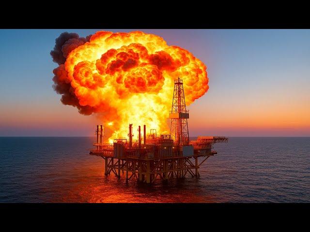 Ukrainian Drones ATTACK Russian Gas Platform - Then THIS Happened