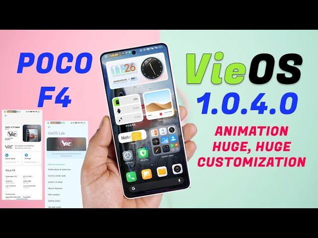 Poco F4 Stable VieOS (Reborn) Review, Huge, Huge Customization and Stability 