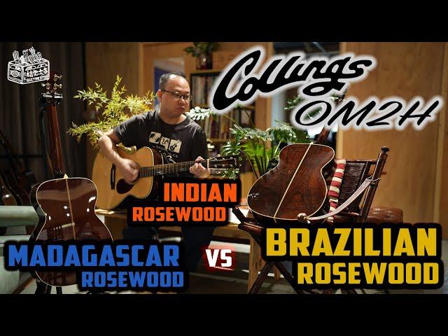 結他大全：Collings OM2H comparison｜ Brazilian Rosewood vs Madagascar Rosewood vs Indian Rosewood｜