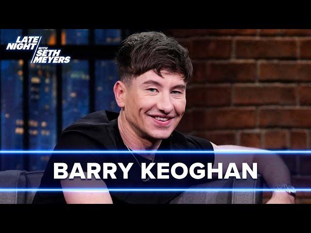 Barry Keoghan Reacts to a Saltburn Tattoo and Reveals Why Colin Farrell Hated Living with Him