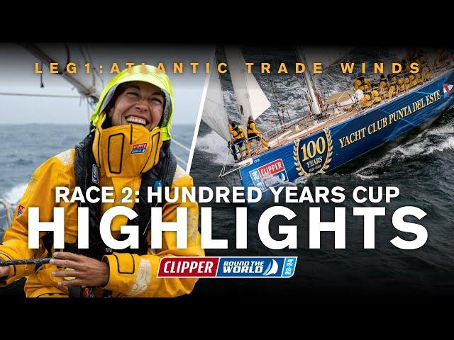 Race 2: Hundred Years Cup | Race Highlights | Sailing across the Atlantic Ocean