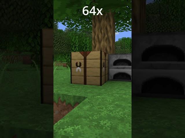 Minecraft Texture Packs: From 8x to 512x!  #minecraft #gaming #texturepack #texturepacks #graphics