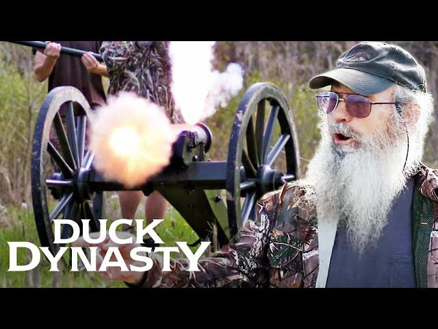 Si, Jase, and the Guys Explosively Celebrate Martin's Bachelor Party | Duck Dynasty