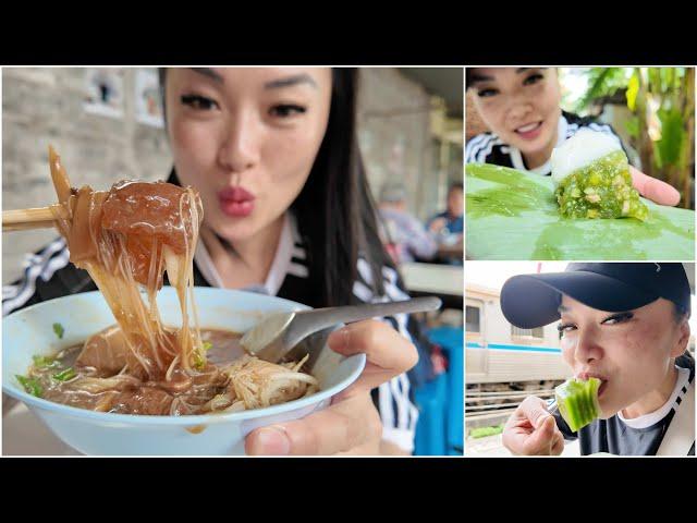 WHAT I ATE AT MY FAVOURITE MARKET (TALAD PLU) EXPLORING MORE STREET FOOD | SASVlogs