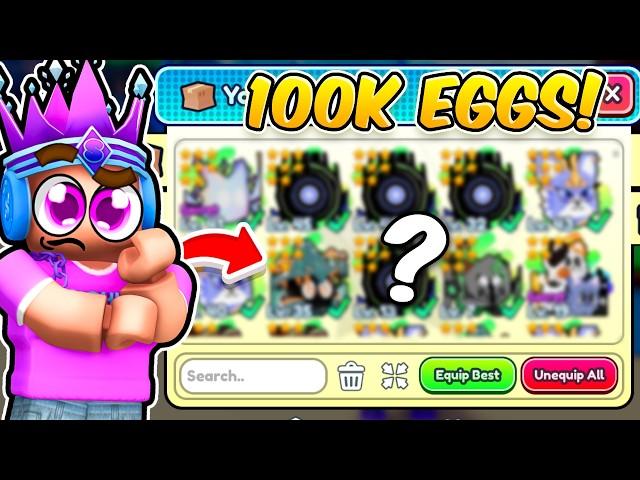 I Hatched 100K EGGS Total & Got THESE PETS In Pet World! (Roblox)