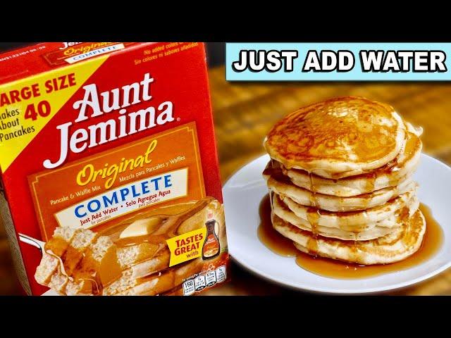 How To Make Aunt Jemima Pancakes - Just Add Water