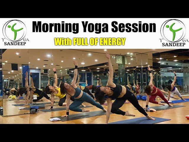 FULL OF ENERGY | Morning Yoga Session | Yoga With Sandeep | Vietnam