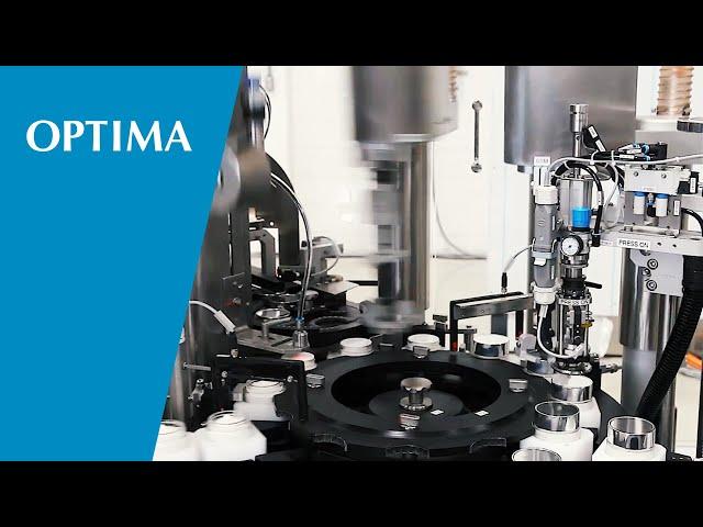 Fully Automatic Filling and Closing Machine OPTIMA FM1 & Flexocap