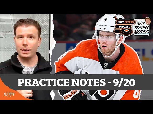 Scrimmages begin at Flyers training camp, Frost and Michkov linemates | PHLY Flyers Podcast