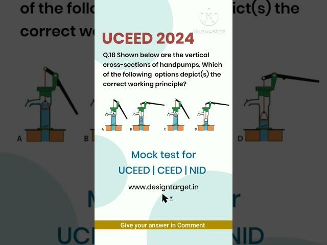 UCEED Previous year paper Ceed NID Question papers IIT Uceed exam Design target Uceed 2025 preparati