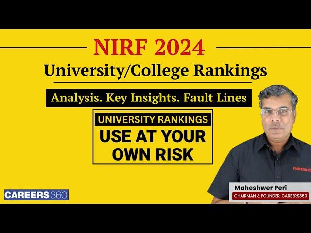 NIRF 2024 Rankings : A Detailed Analysis