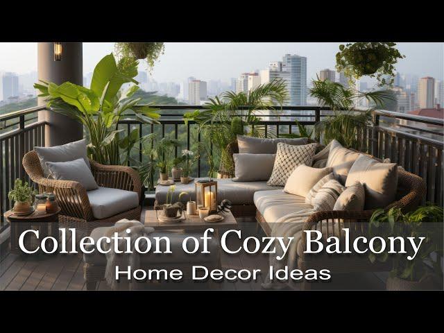 Cozy Balcony Haven: Comfortable Design Collection