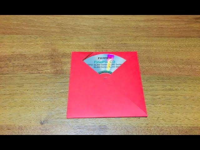 DIY Easy Paper CD Case  #origami #papermancraft