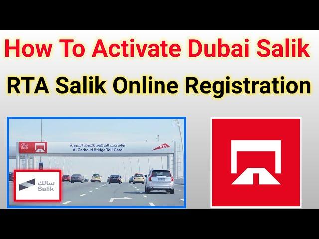 How to activate Dubai salik | How to Register RTA Salik | salik Dubai