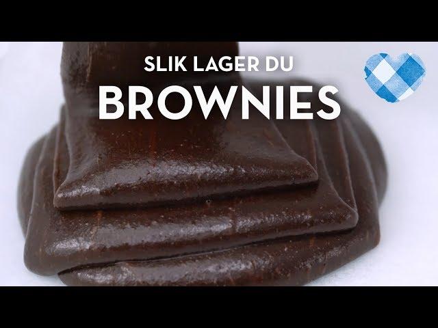 Oppskrift på brownies med skikkelig seig fudgy konsistens | TINE Kjøkken