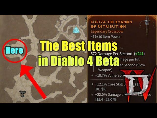 How to farm the Best Items (400+ Item Power) in the Diablo 4 Beta
