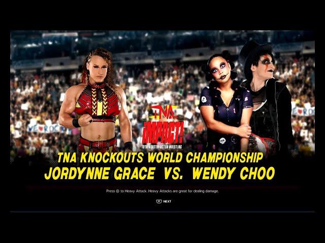 TNA Victory Road 2024 Wendy Choo w/ Rosemary vs Jordynne Grace for the TNA Knockouts World Title