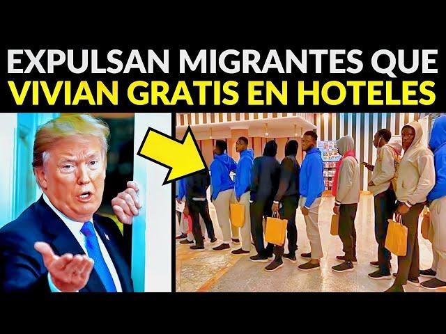 EE.UU. EXPULSA MIGRANTES QUE VIVÍAN GRATIS EN HOTELES