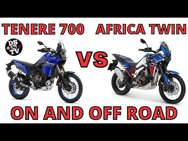 Yamaha Tenere 700 vs Honda Africa Twin - On and Off Road Comparison Test